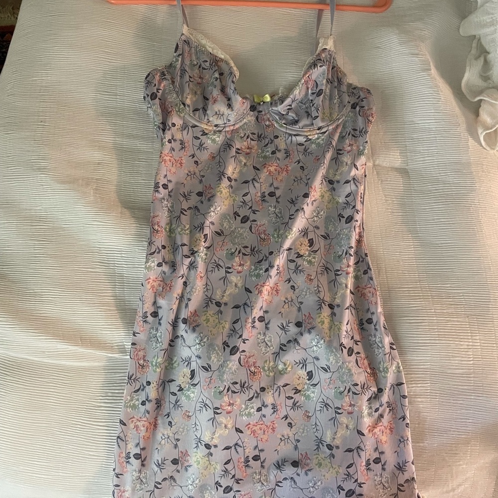 Lace Floral Slip Dress